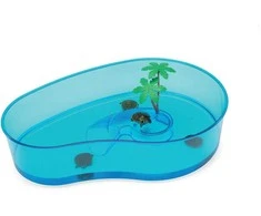 Akvariumas vėžliams VIRGOLA 40x27x9cm plastikinis