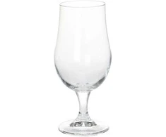 Szklanka na nóżce pokal komplektas szklanek szklanki do piwa koktajlu 370 ml 4 sztuki
