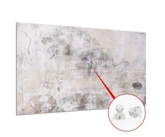Aleobrazy Didelė lenta MAGNETAI IŠ KELIONĖS Nr.15, magnetinis BETONAS 96x63cm + magnetai