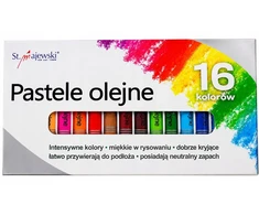 Aliejiniai pasteliai St. Majewski, 16 vnt. – meno kūriniams