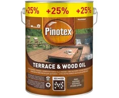 Aliejus medienai PINOTEX TERRACE &amp; WOOD OIL 4 l + 1 l, tikmedžio sp., 5 l