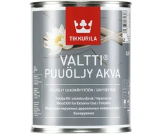 Aliejus terasoms ir lauko baldams TIKKURILA VALTTI PUUOLJY AKVA EC, 0,9 l
