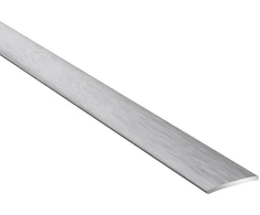 Aliumininė grindų juostelė PRO26 B1, šukuoto sidabro sp., 26 mm pločio, 93 cm ilgio