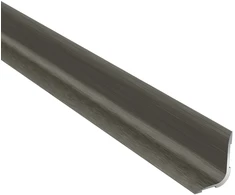 Aliumininė užbaigimo juostelė PRO-L B1, šukuoto sidabro sp., 20 mm pločio, 186 cm ilgio
