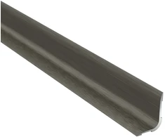 Aliumininė užbaigimo juostelė PRO-L B3, šukuoto titano sp., 20 mm pločio, 93 cm ilgio