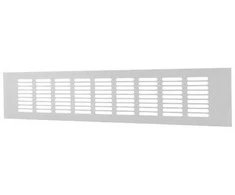 Aliumininės ventiliacijos grotelės RA1050, 100 x 500 mm, baltos sp.