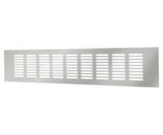 Aliumininės ventiliacijos grotelės RA1050S, 100 x 500 mm, sidabro sp.