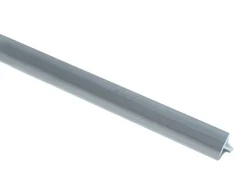 Aliumininis plytelių profilis D1A A1, pereinamasis, natūralus Aliumininis, 13 mm x 2,5 m