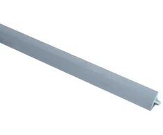 Aliumininis plytelių profilis D1A A2, pereinamasis, poliruotas, 13 mm x 2,5 m