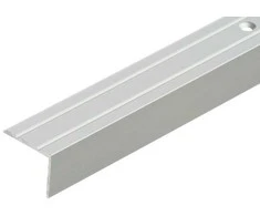 Aliuminis siauras laiptų profilis, kampinis, sidabro sp., 25 x 20 x 2000 mm