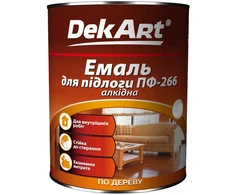Alkidiniai emaliniai grindų dažai FARBEX PF-266, raudonai rudos sp., 2,8kg