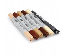 Alkoholiniai markeriai - Copic - Ciao - Portretų atspalviai 2 - 5 odos spalvos - 1 multilineris