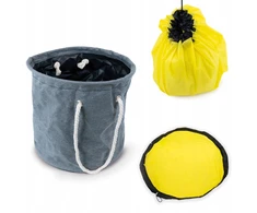 Allbag KOSZ NA ZABAWKI POJEMNIK ORGANIZER Z POKRYWĄ DUŻY XXL + MATA DO ZABAWY
