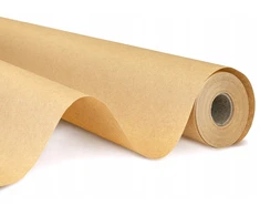 Allbag Kraft popierius dovanų pakavimui, 50m rulonas