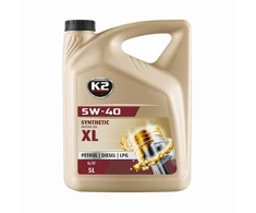 Bikuva.lt K2 Ultra 5W-40 sintetinė alyva, 5 L