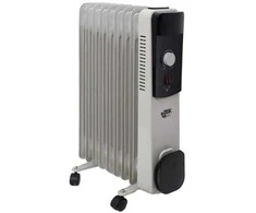 Besk Alyvos radiatoriaus 9 Sekcijų 2000W Pilka