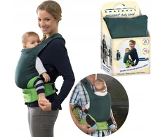 Amazonas Smart Carrier Ultra-Light apvyniojamas nešioklė, žalia, 15 kg