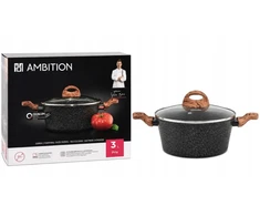 Ambition Puodas PRIA 3L su dangteliu -