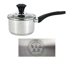 AMEFA SAHARA SAFETY nerūdijančio plieno MAŽAS PUODAS SU RANKENE, INDUKCINIS, 14 cm, 1,2 l
