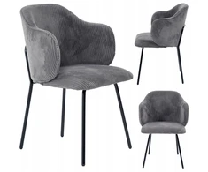 AMELIA aksomu apmušta velvetinė kėdė JUMIhome valgomajam LIVING ROOM