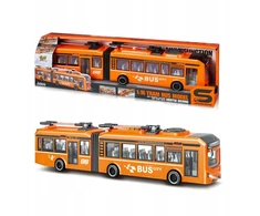 Amiku DIDELIS AUTOBUSAS GARSAS ŠVIESOS ATIDARYTA DURYS 1:16 AUTOMOBILIŲ Dovana vaikams