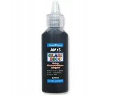Amos Kontura do farb do szkła ANIOŁ 1504 22ml juoda
