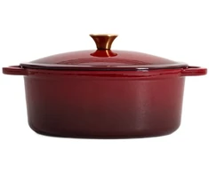 ANDREAS bordo ovalus ombre ketaus puodas 4,5 l HOMLA