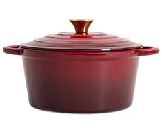 ANDREAS bordo tradicinis ombre ketaus puodas, 24cm 4 l HOMLA