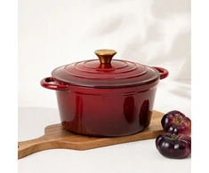 ANDREAS bordo tradicinis ombre ketaus puodas, 24cm 4 l HOMLA