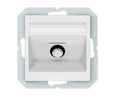 Antenos lizdas (SAT) QR1000, be rėmelio, baltos matinės sp.