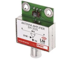 Antenos stiprintuvas VHF/UHF, stiprinimas 25dB, F jungtis, IP45