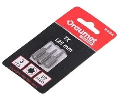 Antgalis Draumet Pro 1/4" T20 25mm 3 vnt.