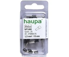 Antgalis laidų sujungimui HAUPA, 1,0/8, raudonos sp.