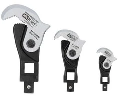 3 dalių reguliuojamų antgalių rinkinys KS TOOLS