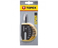 Antgalių rinkinys TOPEX PH0, PH1, PH2, PH3 (7 vnt.)