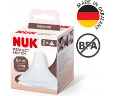 ANTI-COLIC čiulptukas, skirtas NUK Perfect Match BOTTLE 2 vnt. 6m+