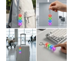 Anti-stresas Keychain Clicker Klaviatūra Fidget Switch Key Clicker Clicker