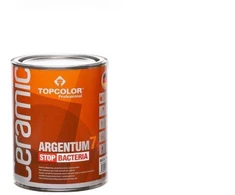 Antibakteriniai sienų dažai TOPCOLOR CERAMIC ARGENTUM 7, matiniai, baltos sp., 1 l