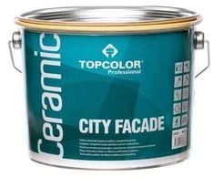 Antipelėsiniai fasado dažai TOPCOLOR CERAMIC CITY FACADE, matiniai, baltos sp., 2,5 l