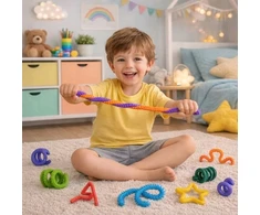 Antistresinės sensorinės lazdelės 8 vnt Fidget Stick susikaupimui