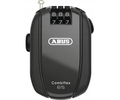 Antivol - Abus - Combiflex - Kabelis 125 cm - 4 skaitmenų kodas - Juodas