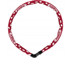Antivol grandinė Abus steel-o-chain 4804C/75 simbolių - raudona