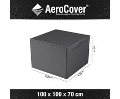 Apdangalas sodo kėdėms Aero Cover 100x100xH70cm pilkas