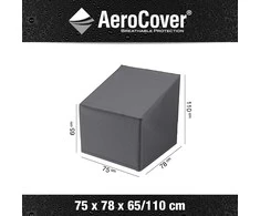 Apdangalas sodo kėdėms Aero Cover 75x78x65/110cm pilkas