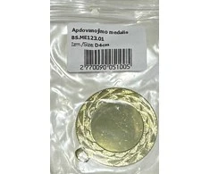 Apdovanojimo medalis Ø4cm metalo/aukso spalva