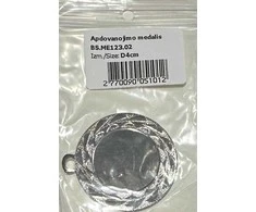 Apdovanojimo medalis Ø4cm metalo/sidabro sp.