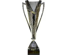 Apdovanojimo taurė H38cm/sidabro sp. plastikatas/marmuras