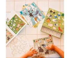 Apli Kids APLI edukacinis žaidimas su lipdukais - gyvūnai ir ...