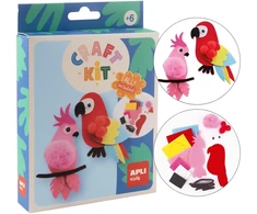 Apli Kids Kūrybinis rinkinys – Veltinio papūgos