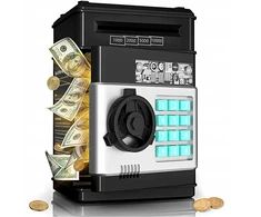 Appio PIGGY BANK Saugus bankomatas VAIKAMS SU PRIEIGOS KODU MONETOS BANKNOTAI + PIN kodas